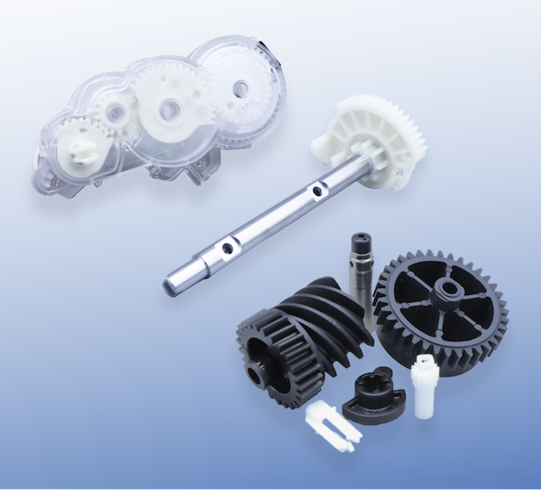 A closeup of precision gears and drivetrains