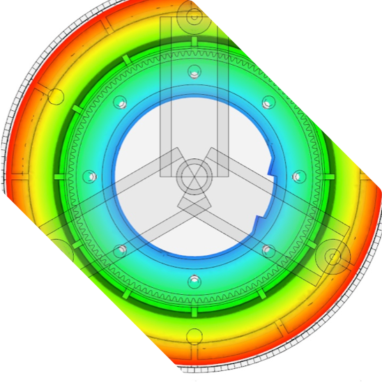 Designing gears with color coding components